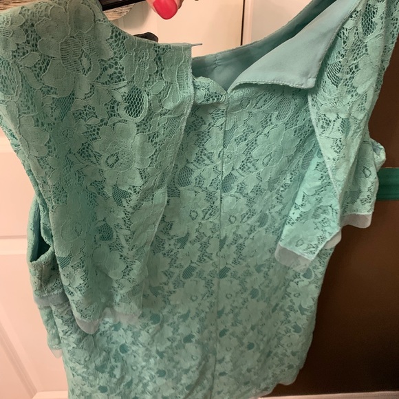 BCBG mint green lace dress - Picture 5 of 5
